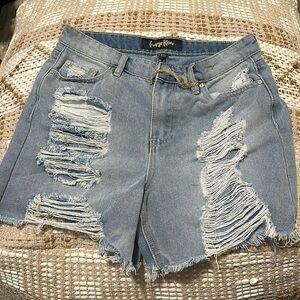 Lucky brand‎ distressed jean shorts NWOT